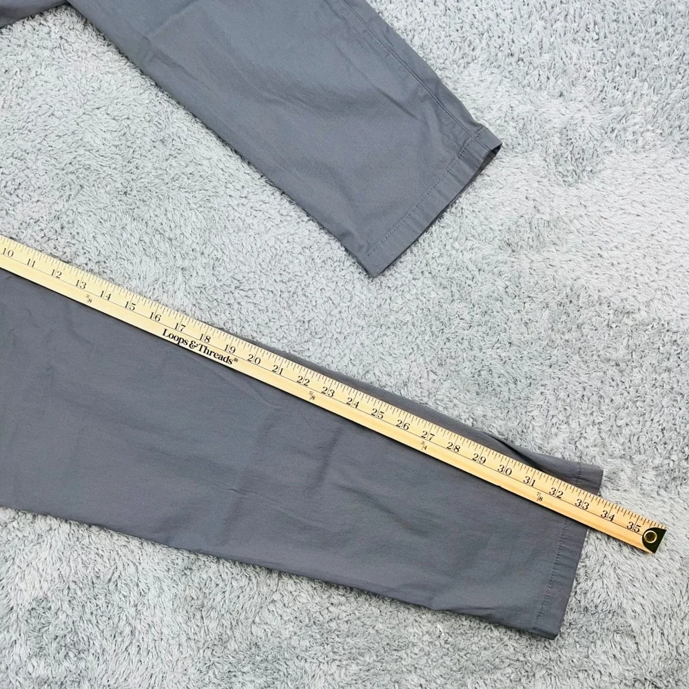 Birddogs‎ Men's Gray Stretch Khaki Pants 36x34 Built-In Liner Boomstick 5-Pocket